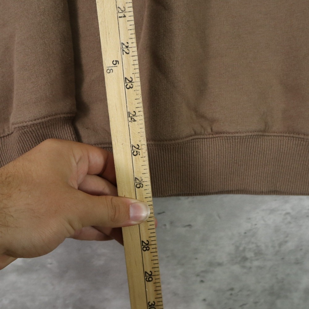 H&M Relaxed Fit Crewneck Sweatshirt Large Brown Pullover - Picture 6 of 6
